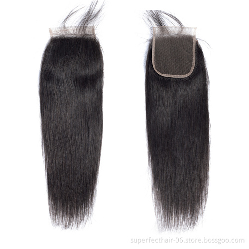 Wholesale New Trends Transparent HD 4*4 Thin Swiss Lace Frontal Closure,HD Transparent Swiss Lace Frontal Vendor